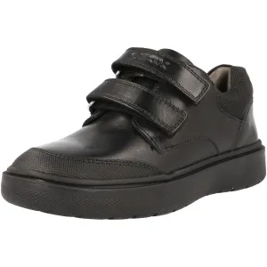 Geox Riddock Black Boys Formal Shoes