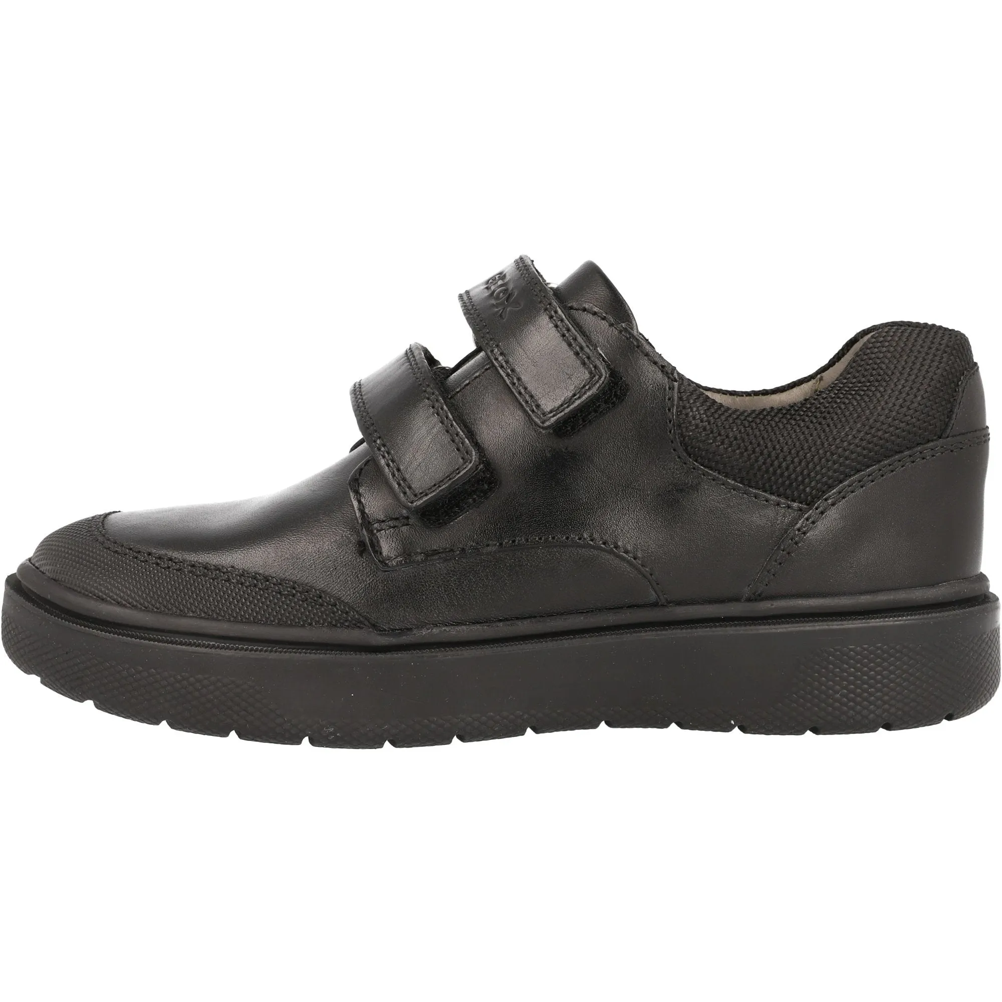 Geox Riddock Black Boys Formal Shoes