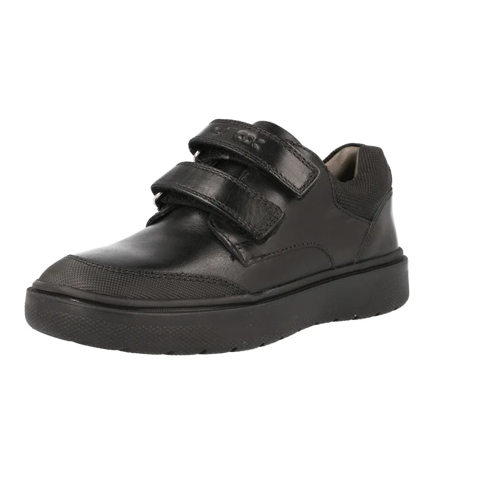 Geox Riddock Black Boys Formal Shoes