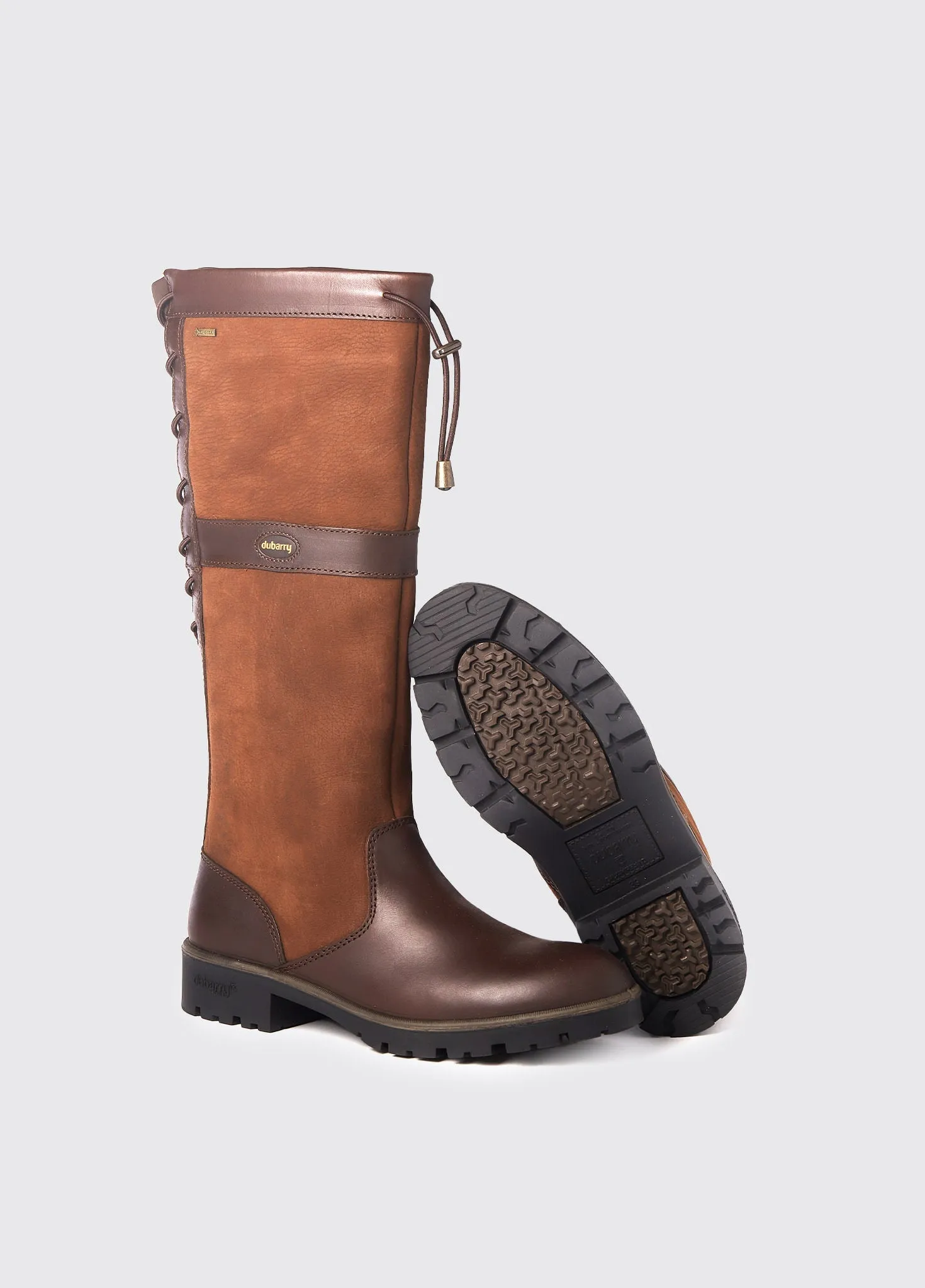 Glanmire Ladies Adjustable Calf Country Boot - Walnut