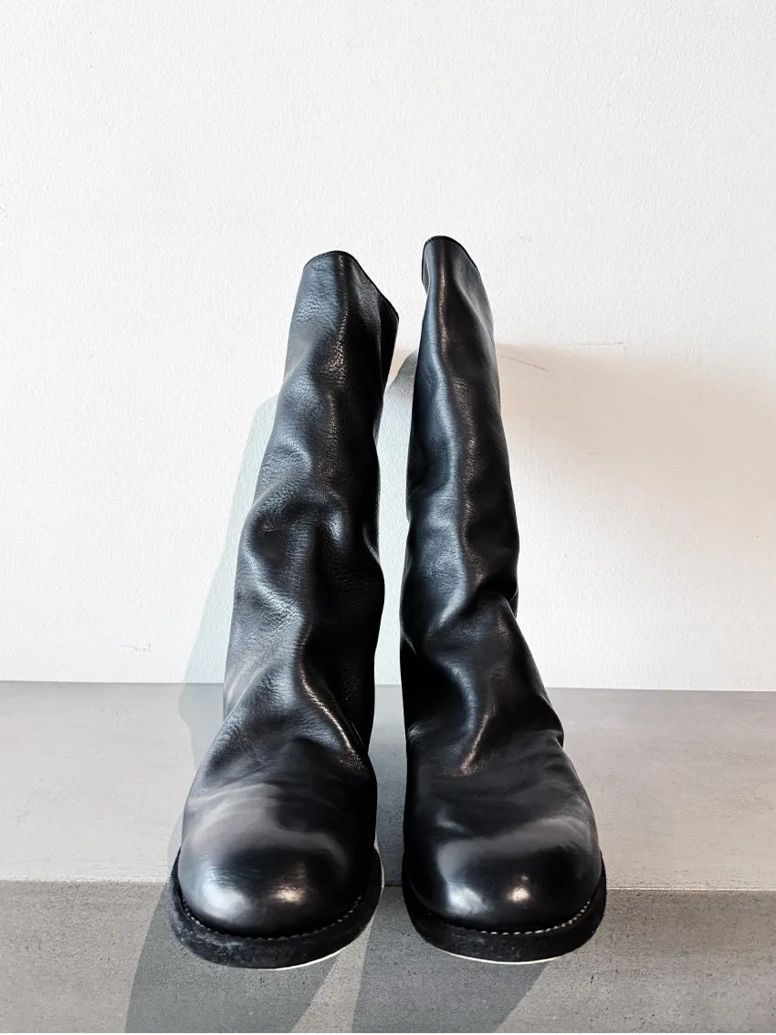 Guidi 989X Classic Flat Back Zip High Boots