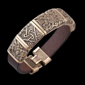 Handcrafted Leif Viking Bracelet