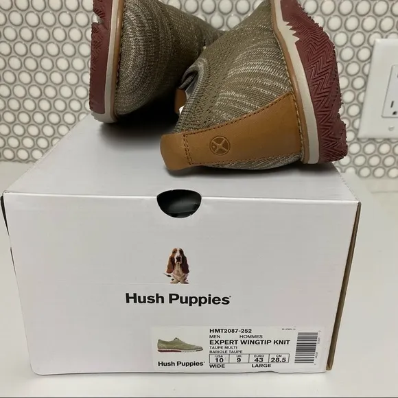 Hush Puppies Expert Wingtip Knit Shoe Mens US 10 W