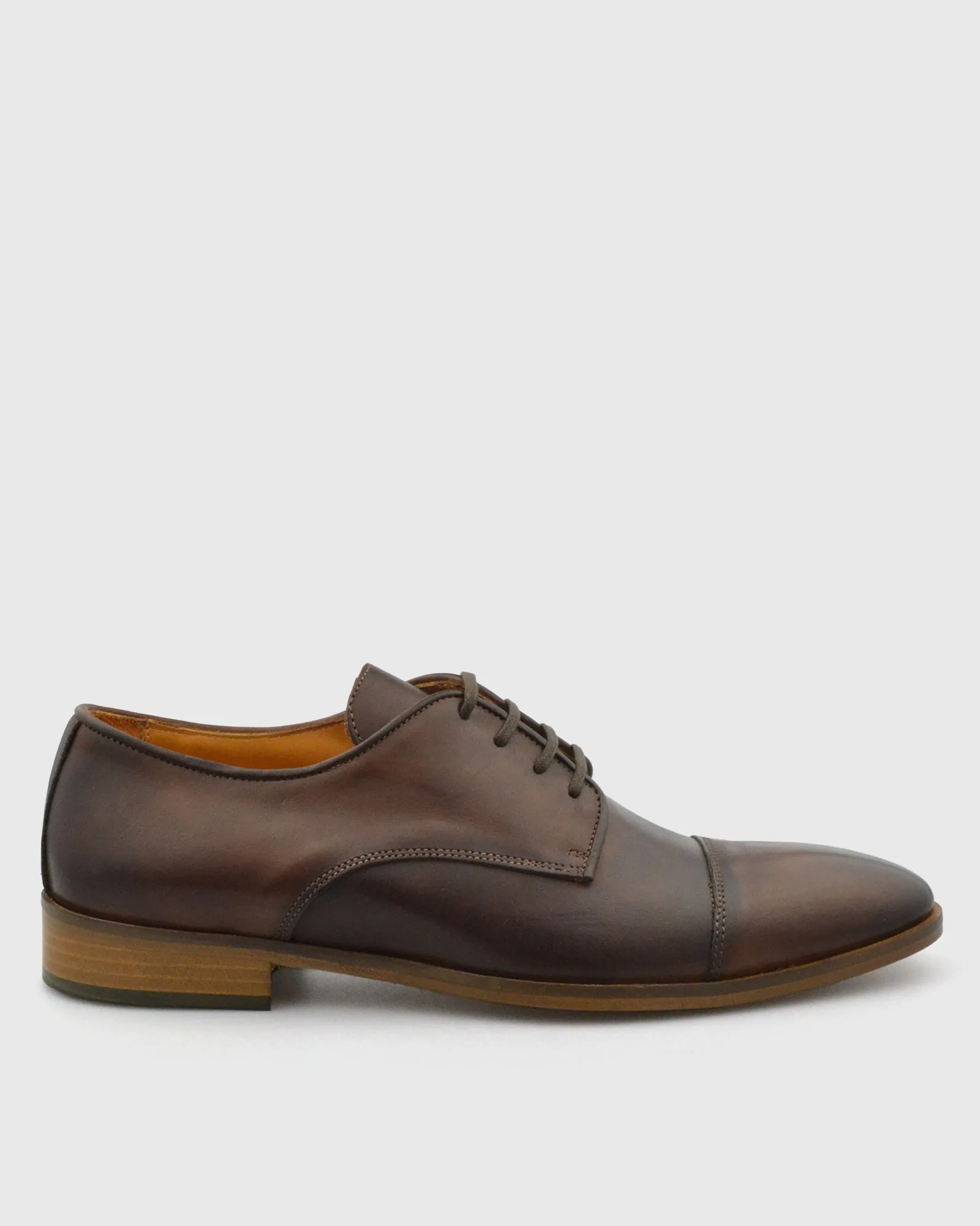 IMASCHI W233371 DERBY LACE TOE CAP BRANDY SHOE