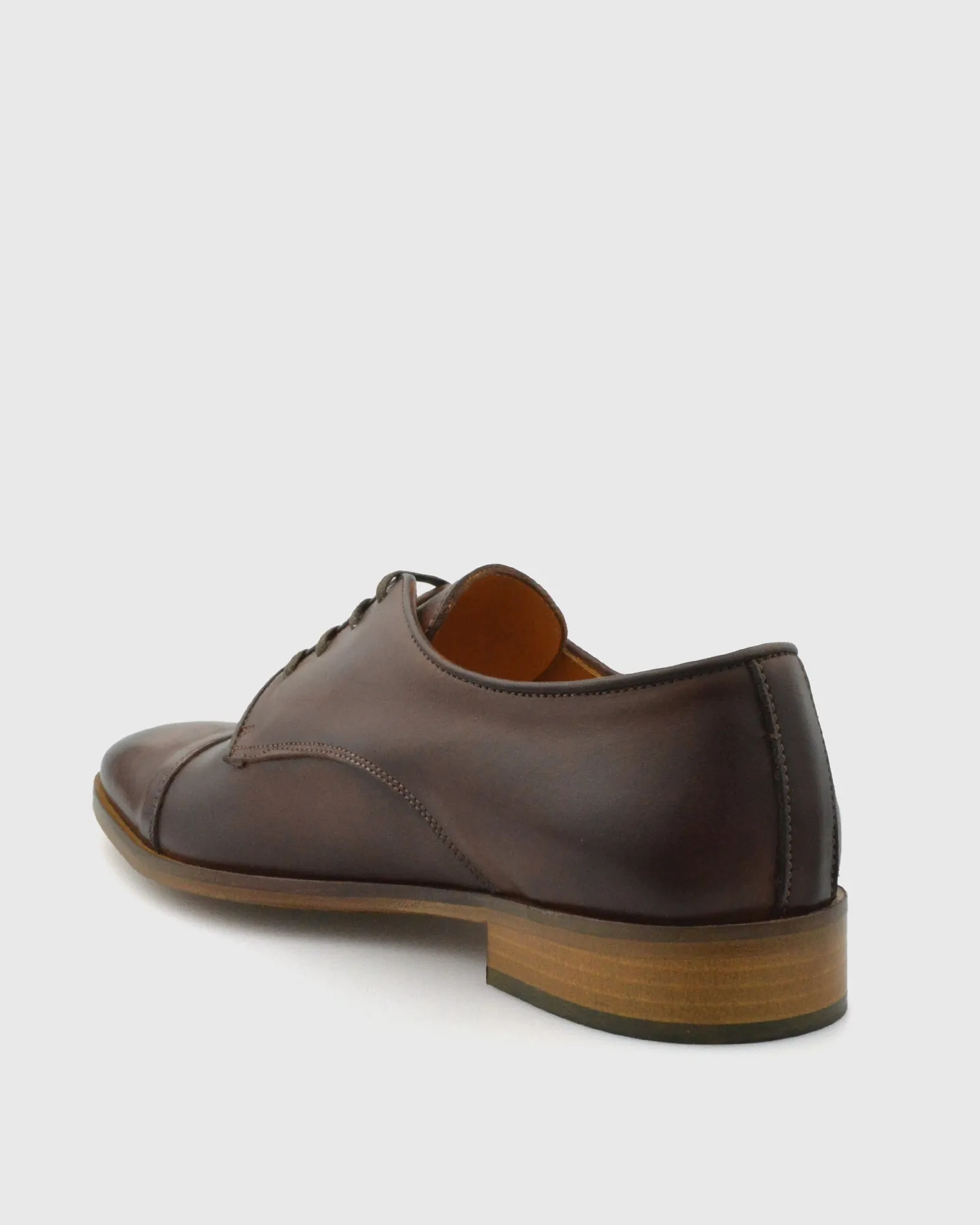 IMASCHI W233371 DERBY LACE TOE CAP BRANDY SHOE