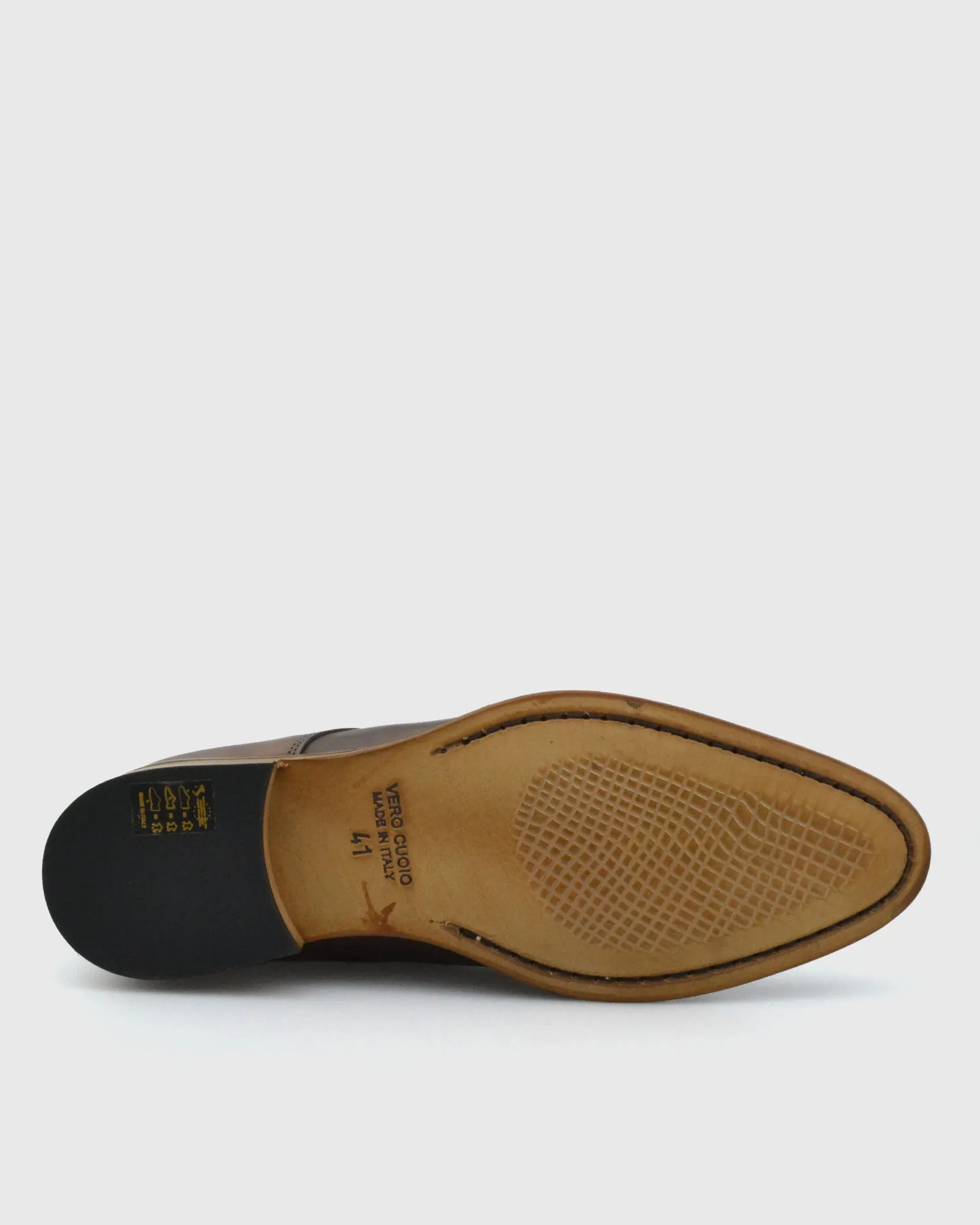 IMASCHI W233371 DERBY LACE TOE CAP BRANDY SHOE