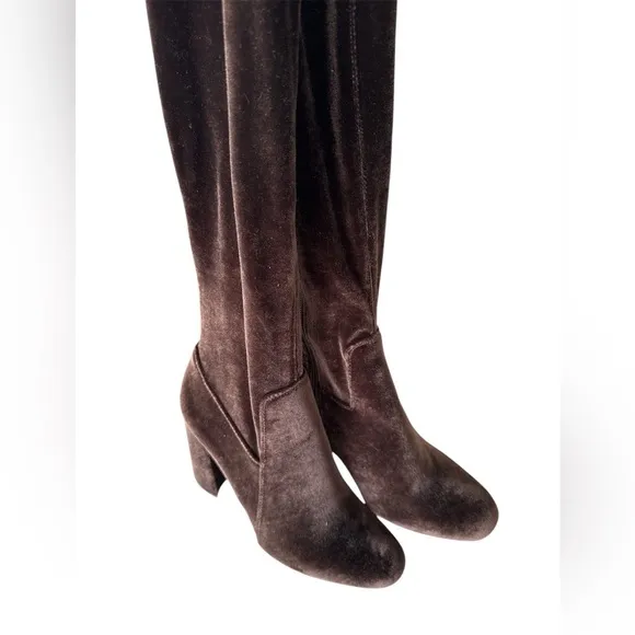 Jeffrey Campbell Brown Over-the-Knee Boots