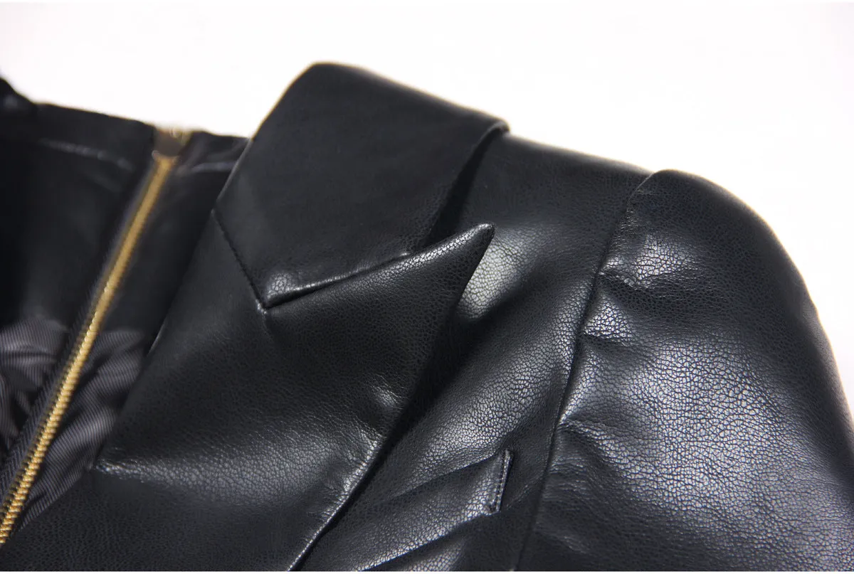 Joan Leather Jacket Dress