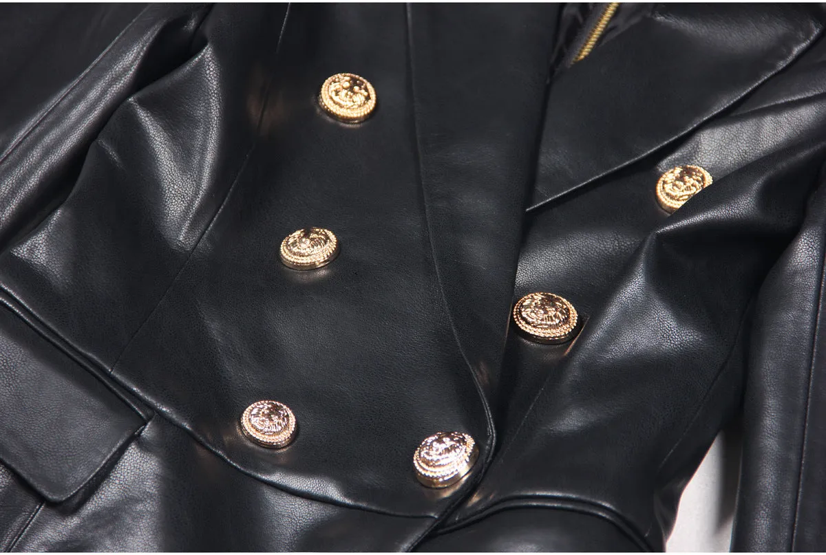 Joan Leather Jacket Dress