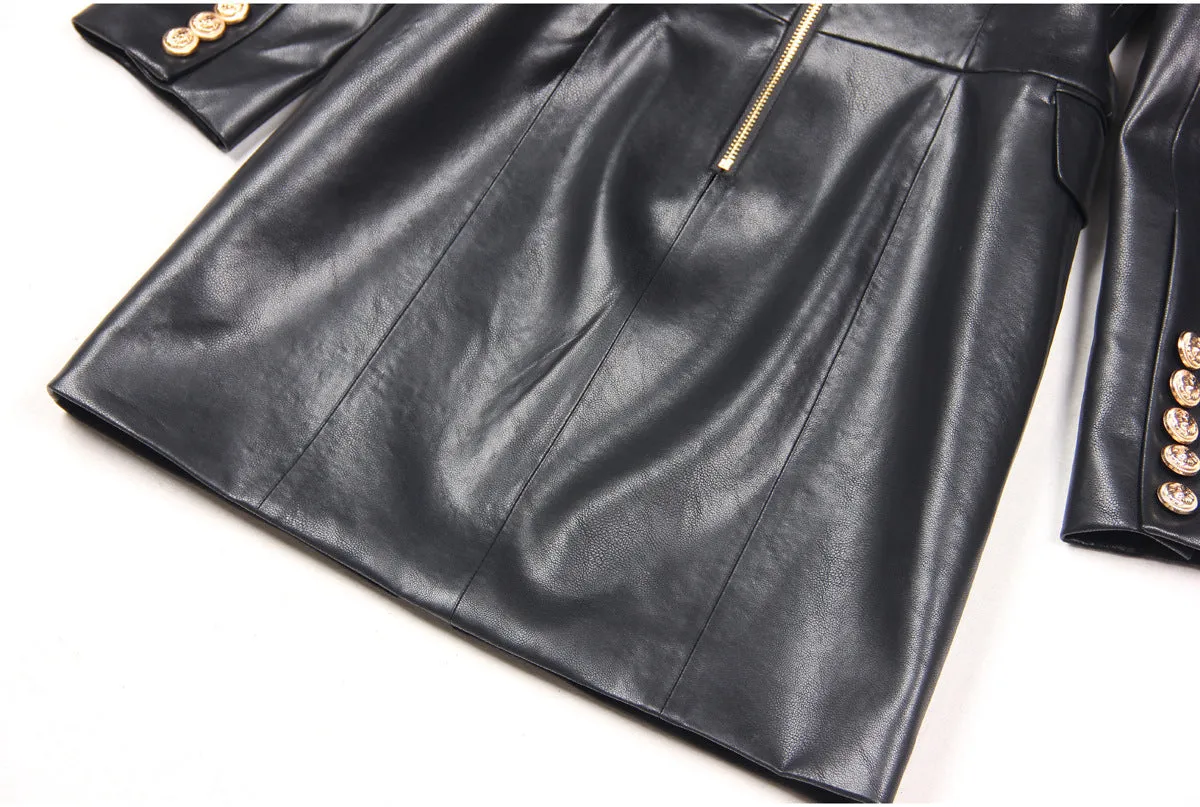 Joan Leather Jacket Dress