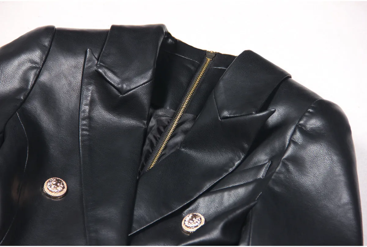 Joan Leather Jacket Dress