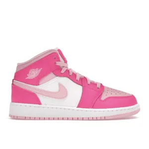 Jordan 1 Mid 'Fierce Pink' GS