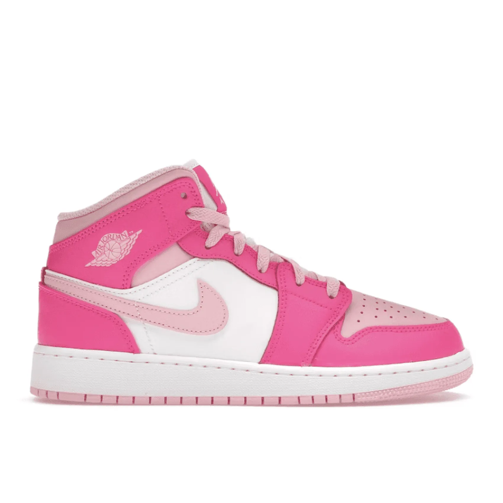Jordan 1 Mid 'Fierce Pink' GS