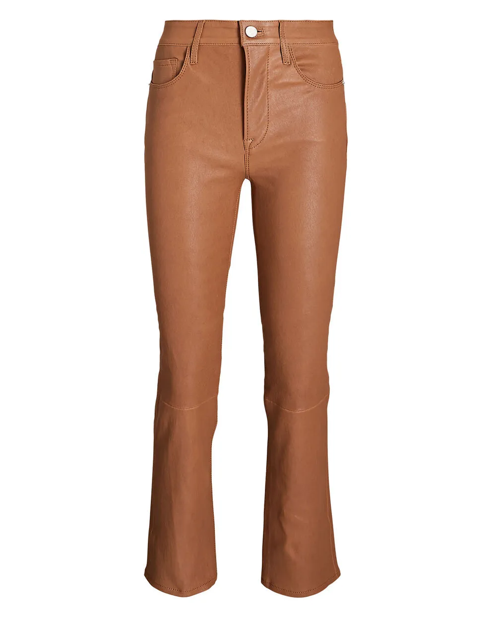 Le High Slim-Straight Leather Pants