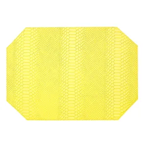 Leather Rectangle Placemats - Set of 2