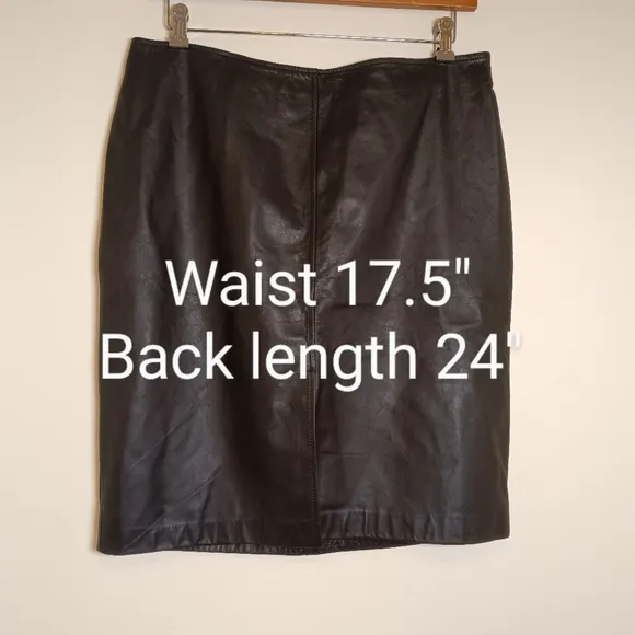 Leather Skirt Nine West