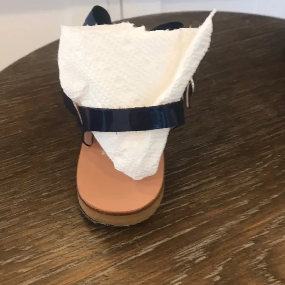 Little girls navy Jacadi Sandal size 27 EU