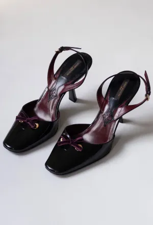 Louis Vuitton Vintage Plum Heels