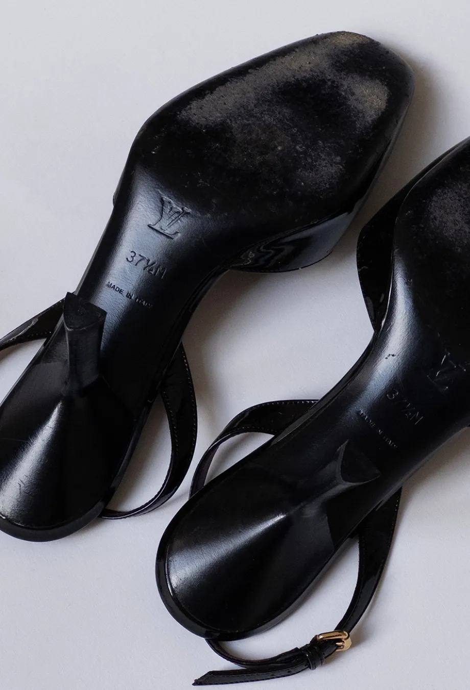 Louis Vuitton Vintage Plum Heels