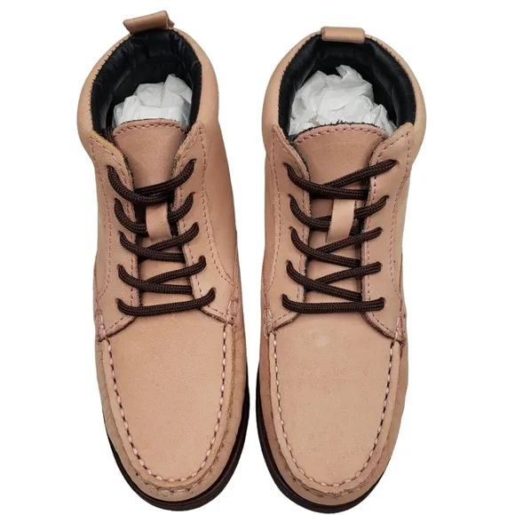 Marc Joseph | NIB Gramercy Blush Nubuck Leather High Top Booties Girl's 12