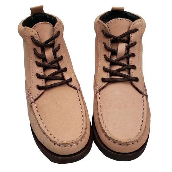 Marc Joseph | NIB Gramercy Blush Nubuck Leather High Top Booties Girl's 12
