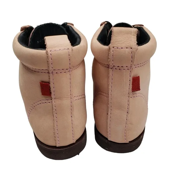 Marc Joseph | NIB Gramercy Blush Nubuck Leather High Top Booties Girl's 12