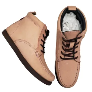 Marc Joseph | NIB Gramercy Blush Nubuck Leather High Top Booties Girl's 12