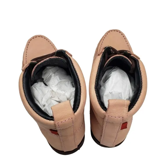Marc Joseph | NIB Gramercy Blush Nubuck Leather High Top Booties Girl's 12