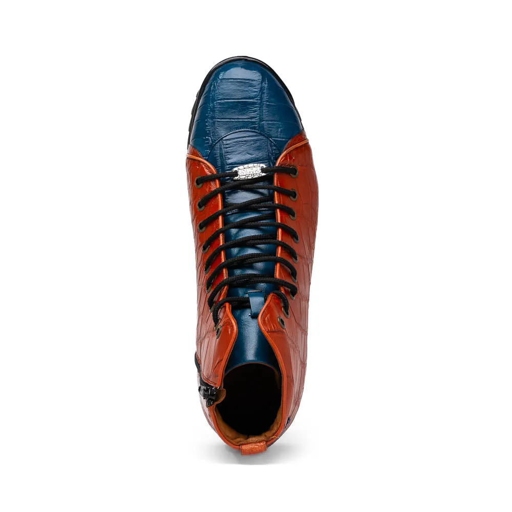 Marco Di Milano Hermond in Blue Jeans / Honey Alligator Boots