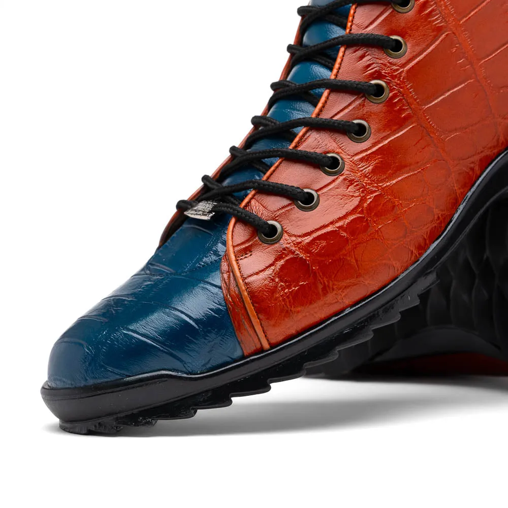 Marco Di Milano Hermond in Blue Jeans / Honey Alligator Boots