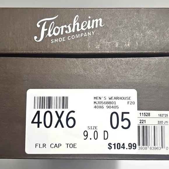 Men dress shoe, Size 9, Color Brown