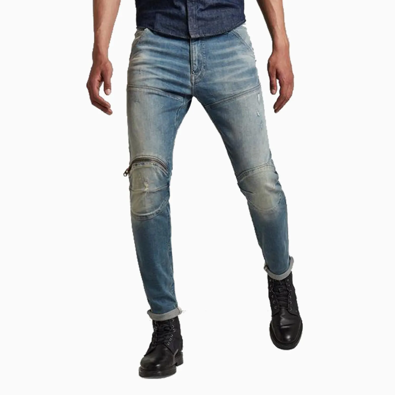 Men's 5620 3D Zip Knee Skinny Denim Jeans