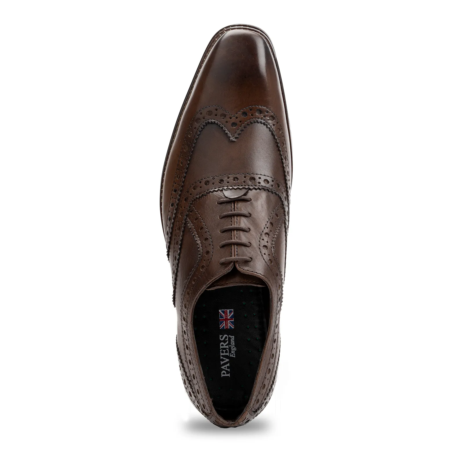 Men's oxford brogue lace up shoes