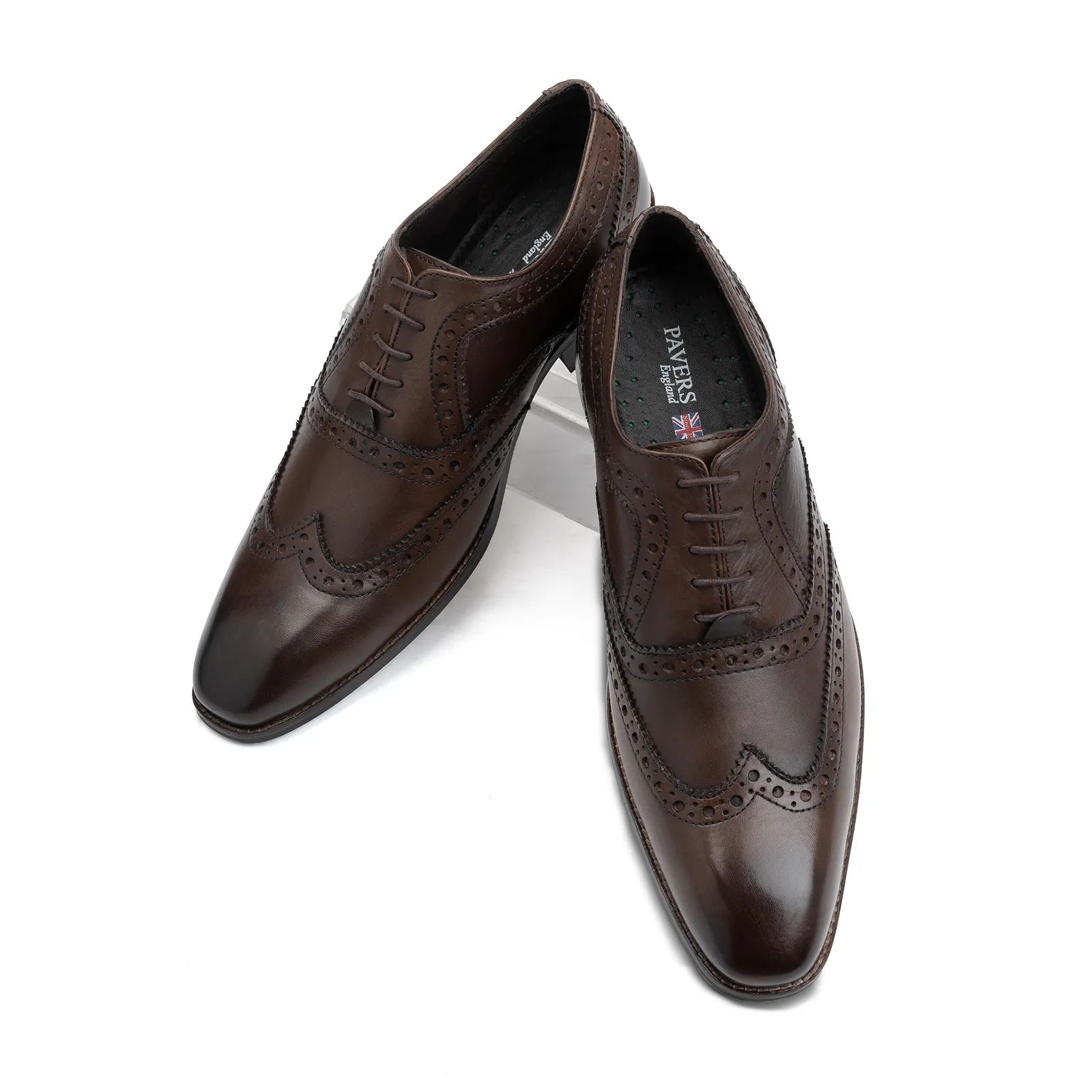 Men's oxford brogue lace up shoes