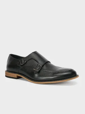 Men's "BOSTON" Leather Monk Strap Dress Shoes