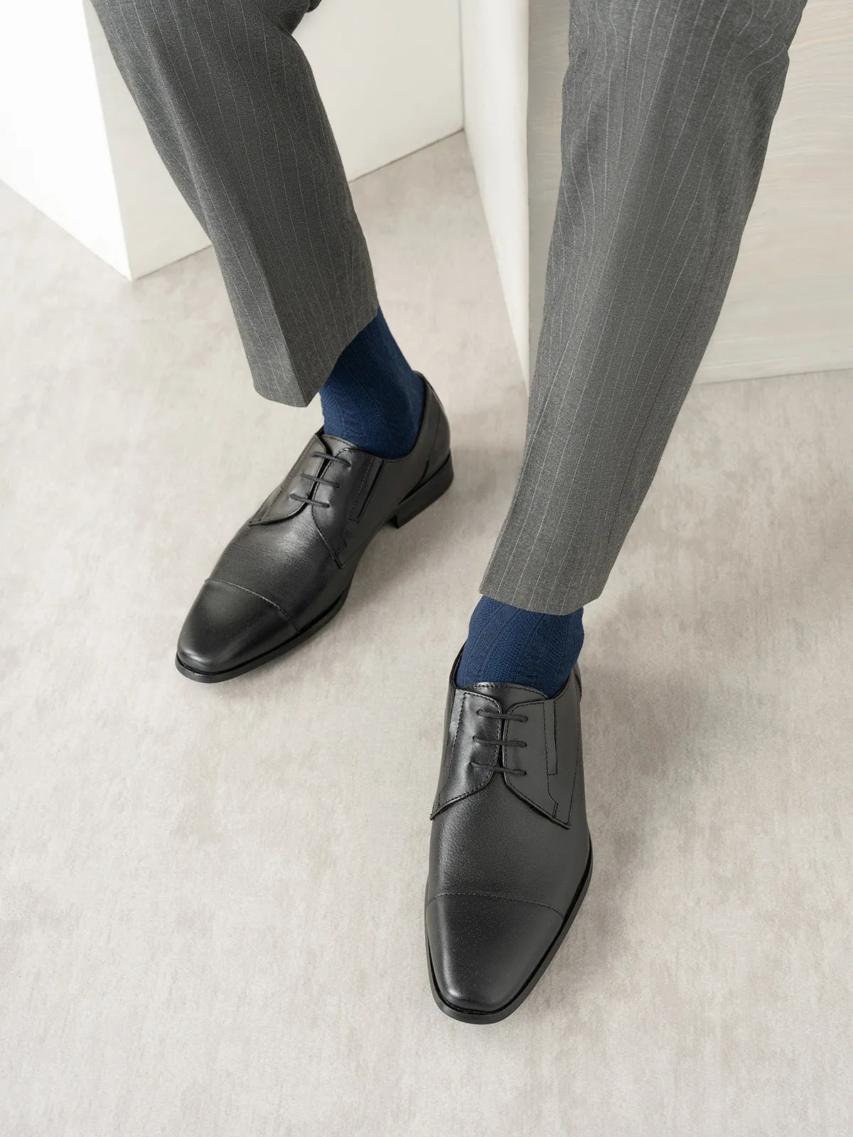 Mens "DALTON" Leather Lace up Formal Shoes