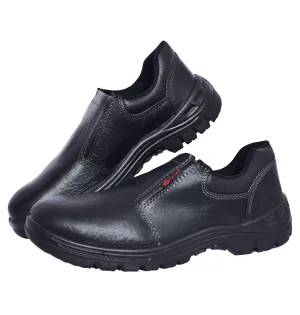 Milan Safety Shoe MS 05 Slip-on Anti-static Safety Shoes | Stylish & Durable with Steel Toe Cap | Sizes 38-46