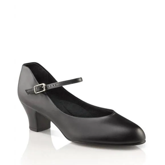NEW CAPEZIO kids jr. footlight character shoe - medium width in black