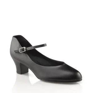 NEW CAPEZIO kids jr. footlight character shoe - medium width in black