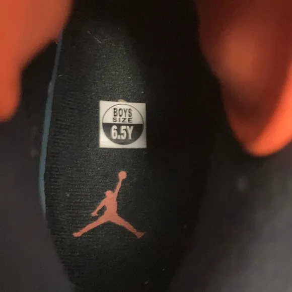 Nike Air Jordan 1 GS - Turf Orange - Patent Leather Sneakers Nice Shoes!