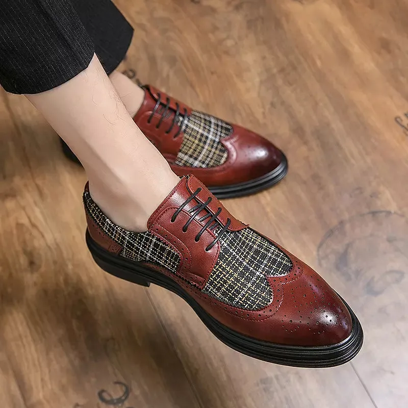 Oxford Formal Shoes Men Business Banquet Leather Shoes