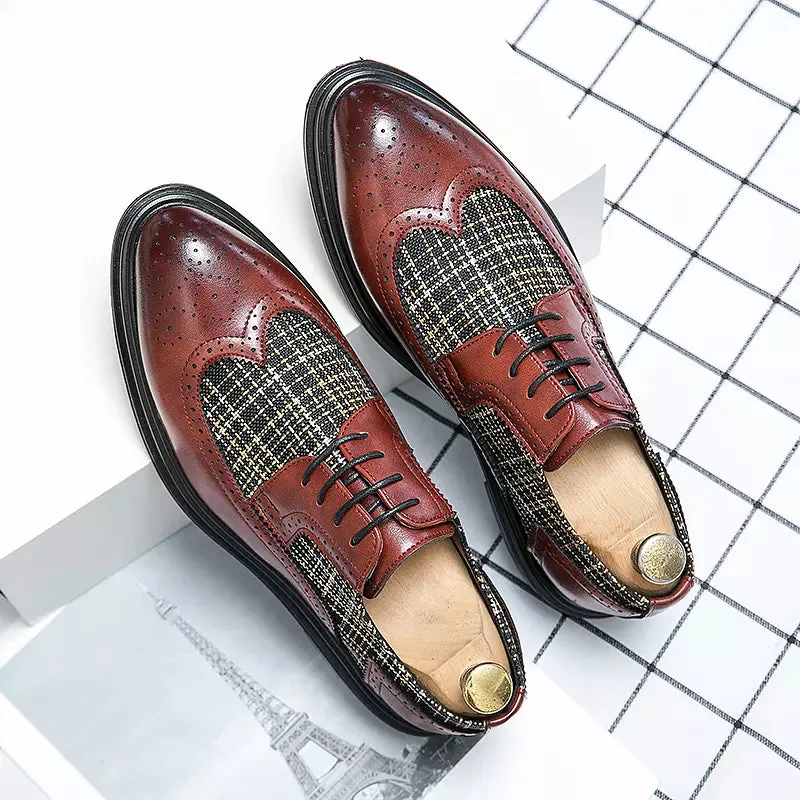 Oxford Formal Shoes Men Business Banquet Leather Shoes