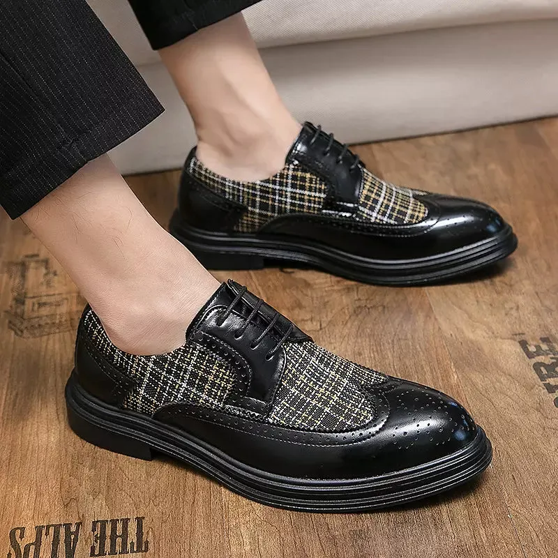 Oxford Formal Shoes Men Business Banquet Leather Shoes