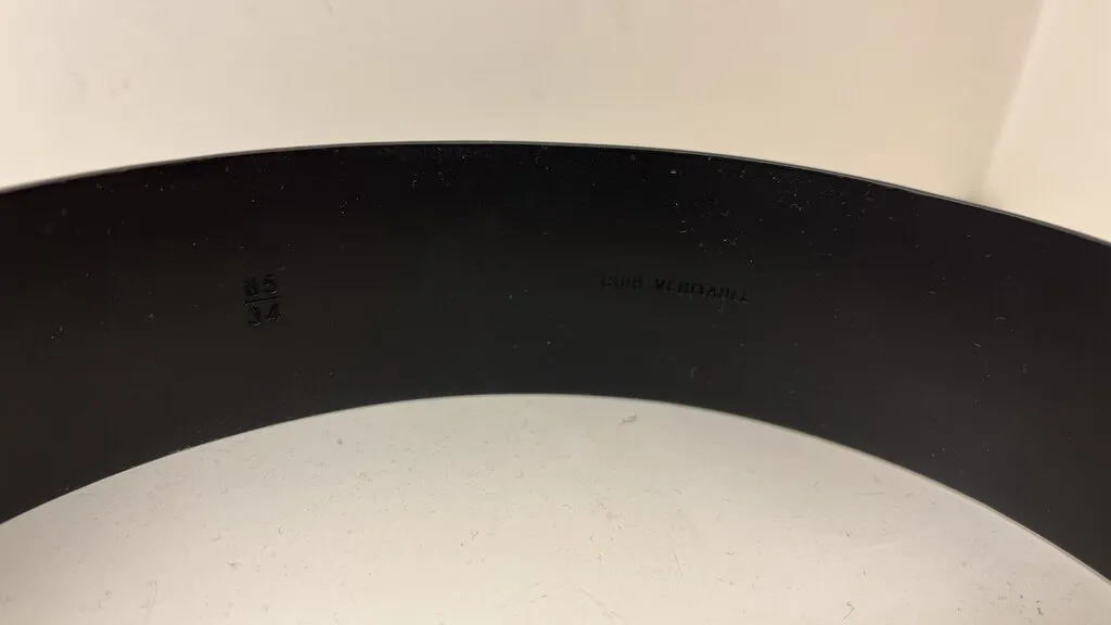 Patent Leather Wide Belt
