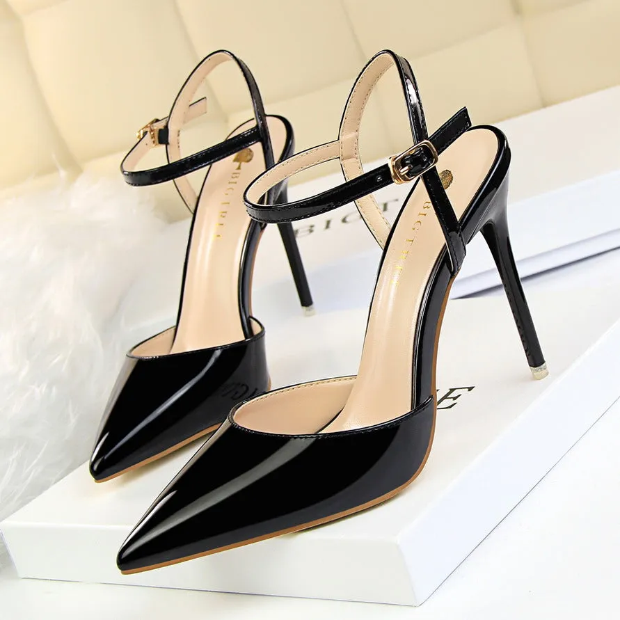 Patent Slingback Pumps