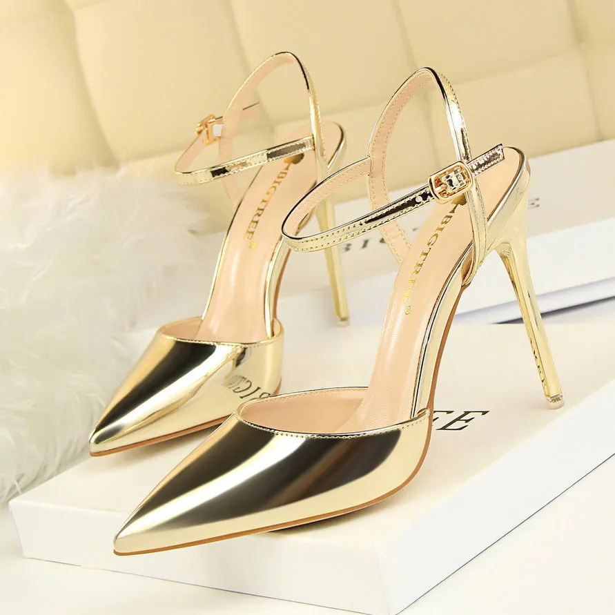 Patent Slingback Pumps