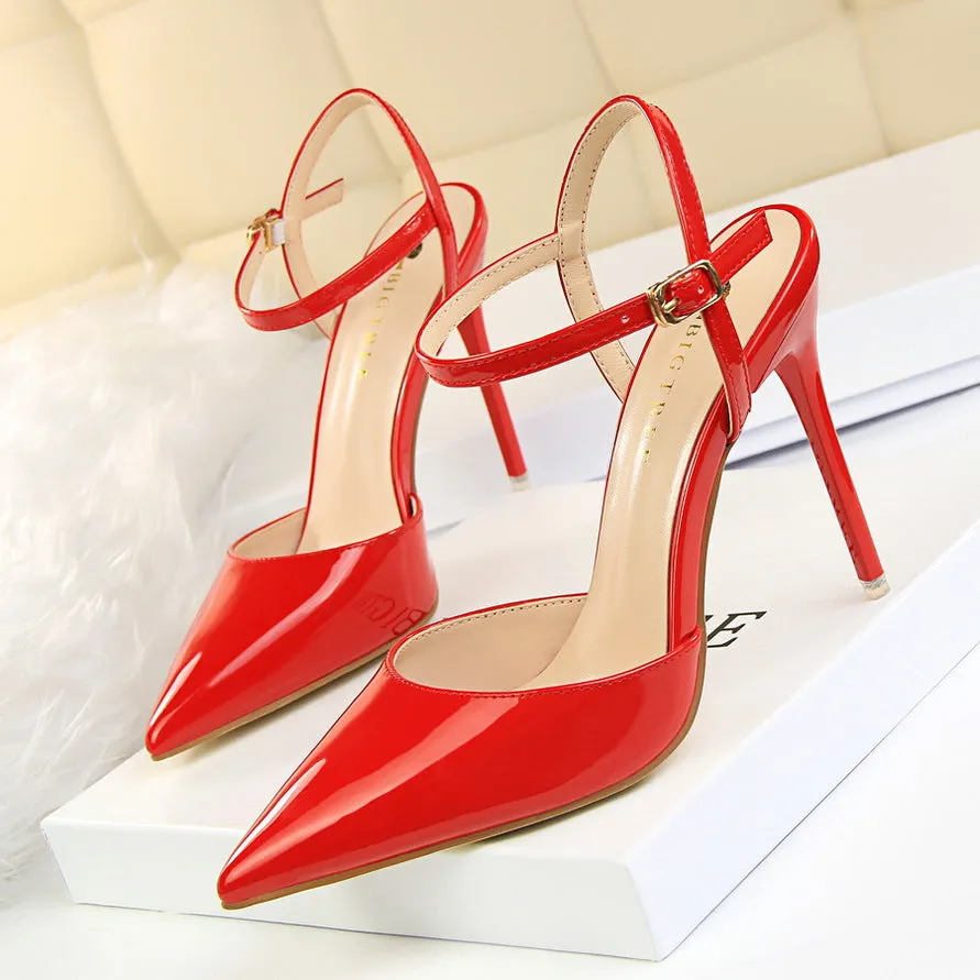 Patent Slingback Pumps