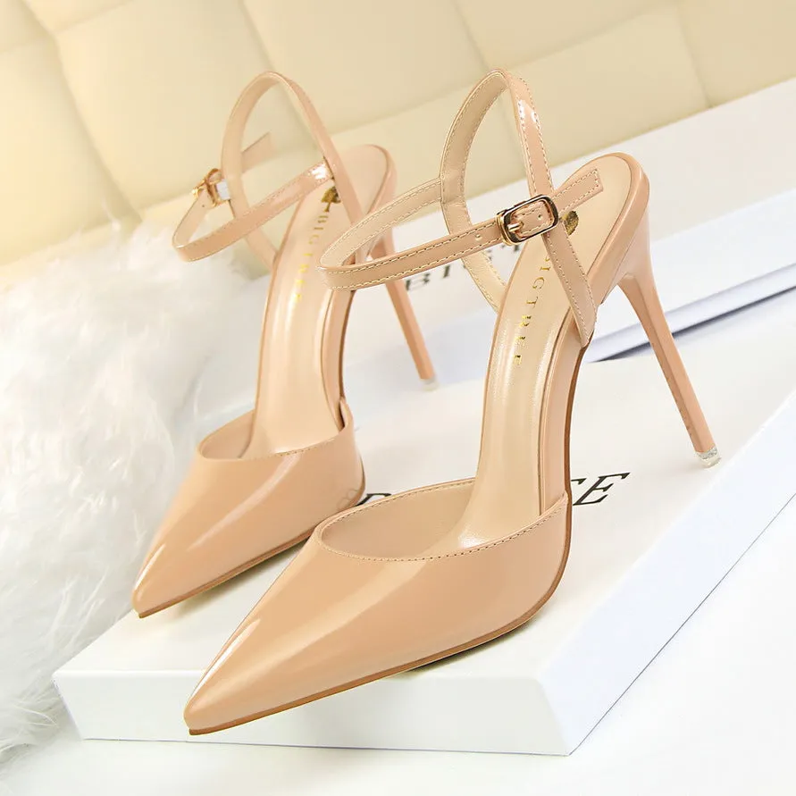 Patent Slingback Pumps