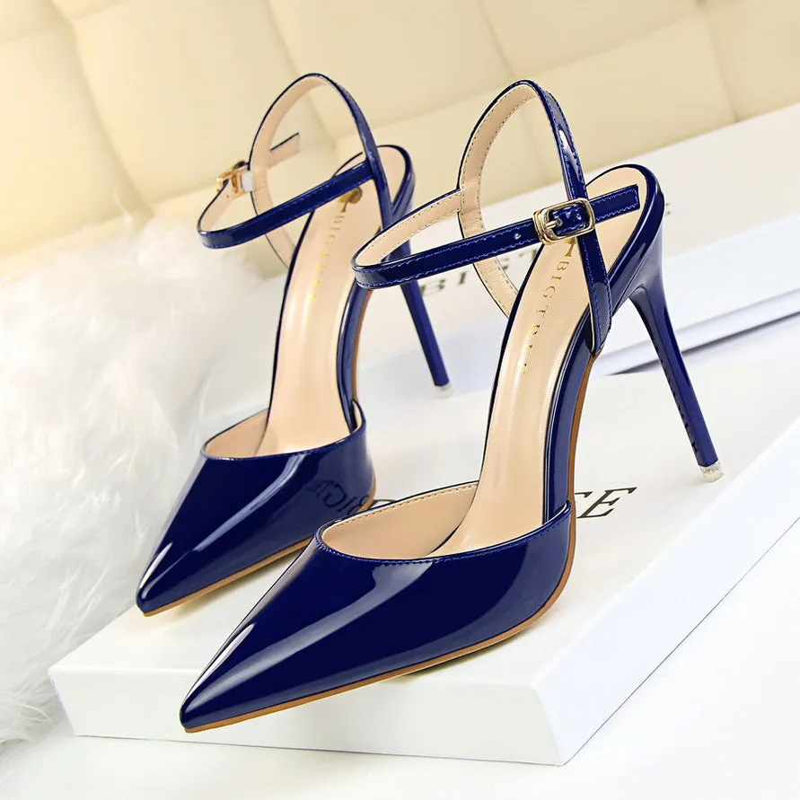 Patent Slingback Pumps