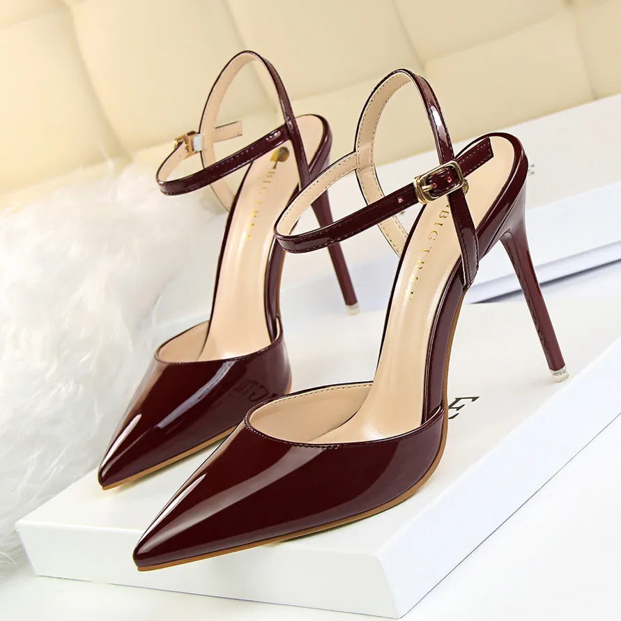 Patent Slingback Pumps